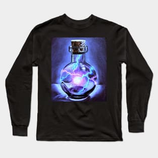 Dark magic electric witches spell potion bottle Long Sleeve T-Shirt